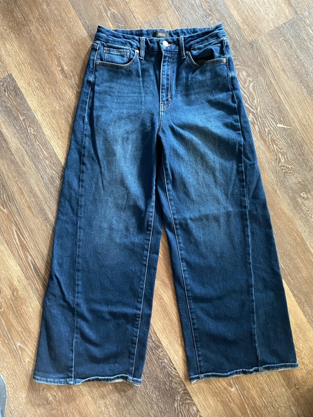 Just Black Denim (JBD)Dark Blue Wide-Leg High Rise Jeans